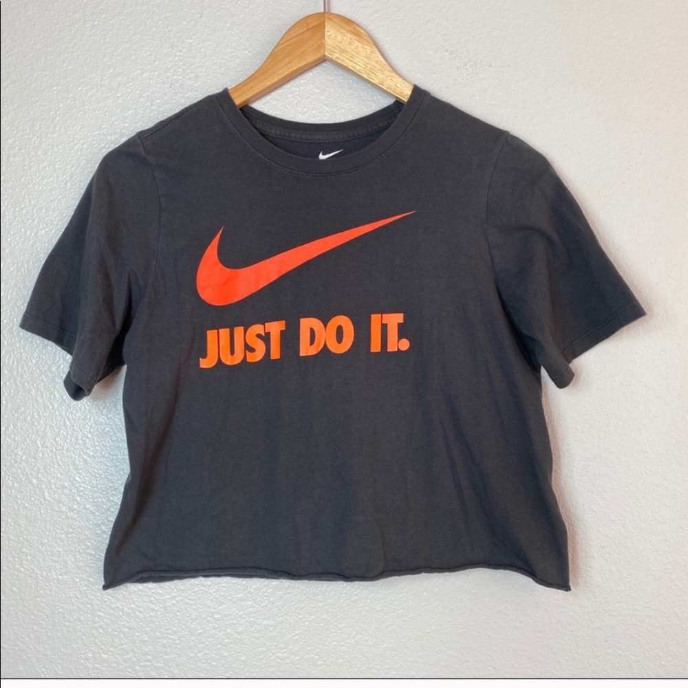 Nike Just Do It cropped tee T-shirt XL